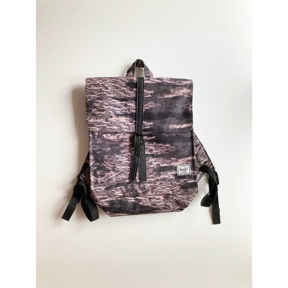 Herschel Other - Unisex HERSCHEL Pink Black Printed Recycled Polyester City Backpack